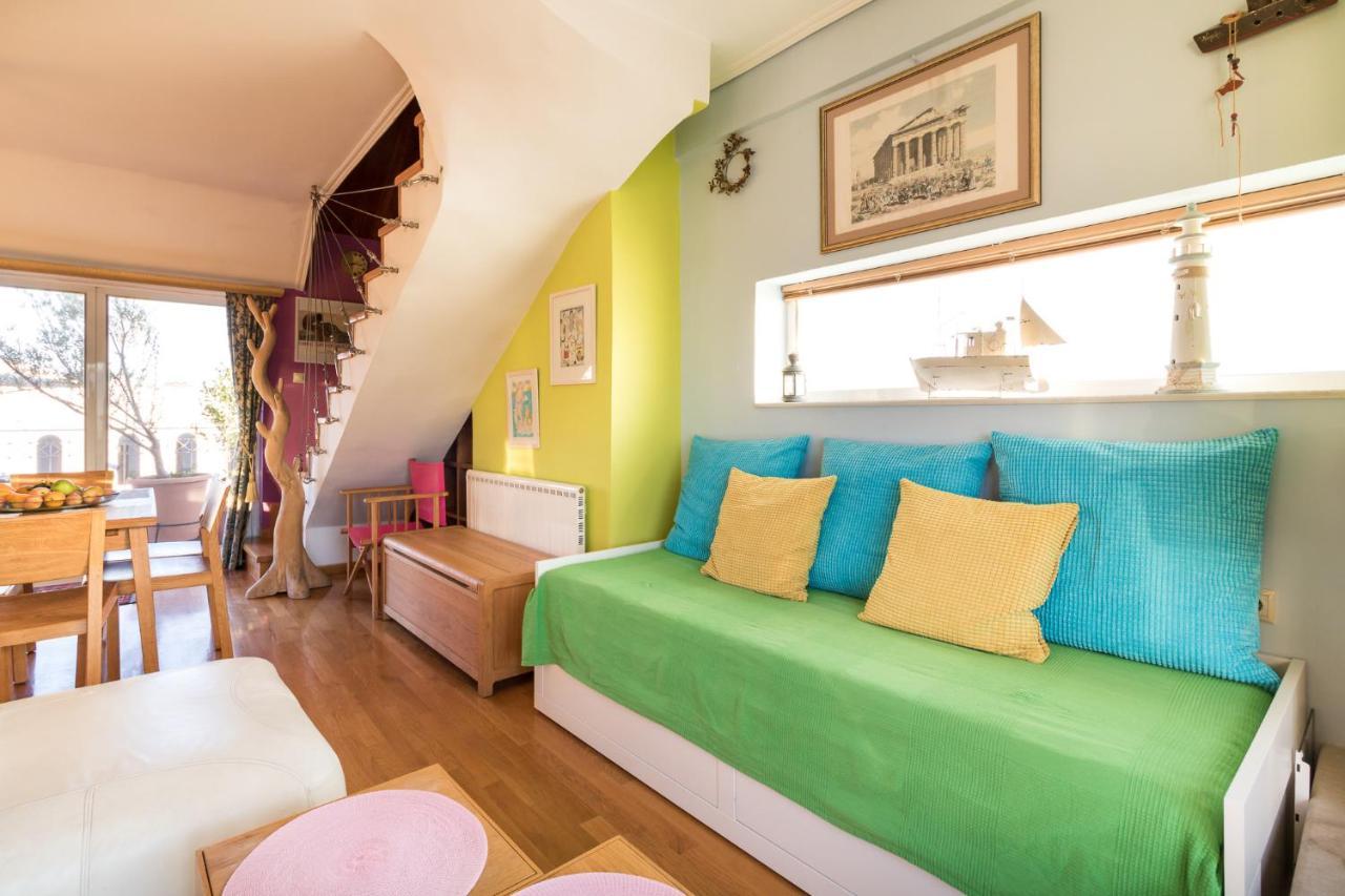 A Luxury Maisonette With Sea View ピレウス エクステリア 写真