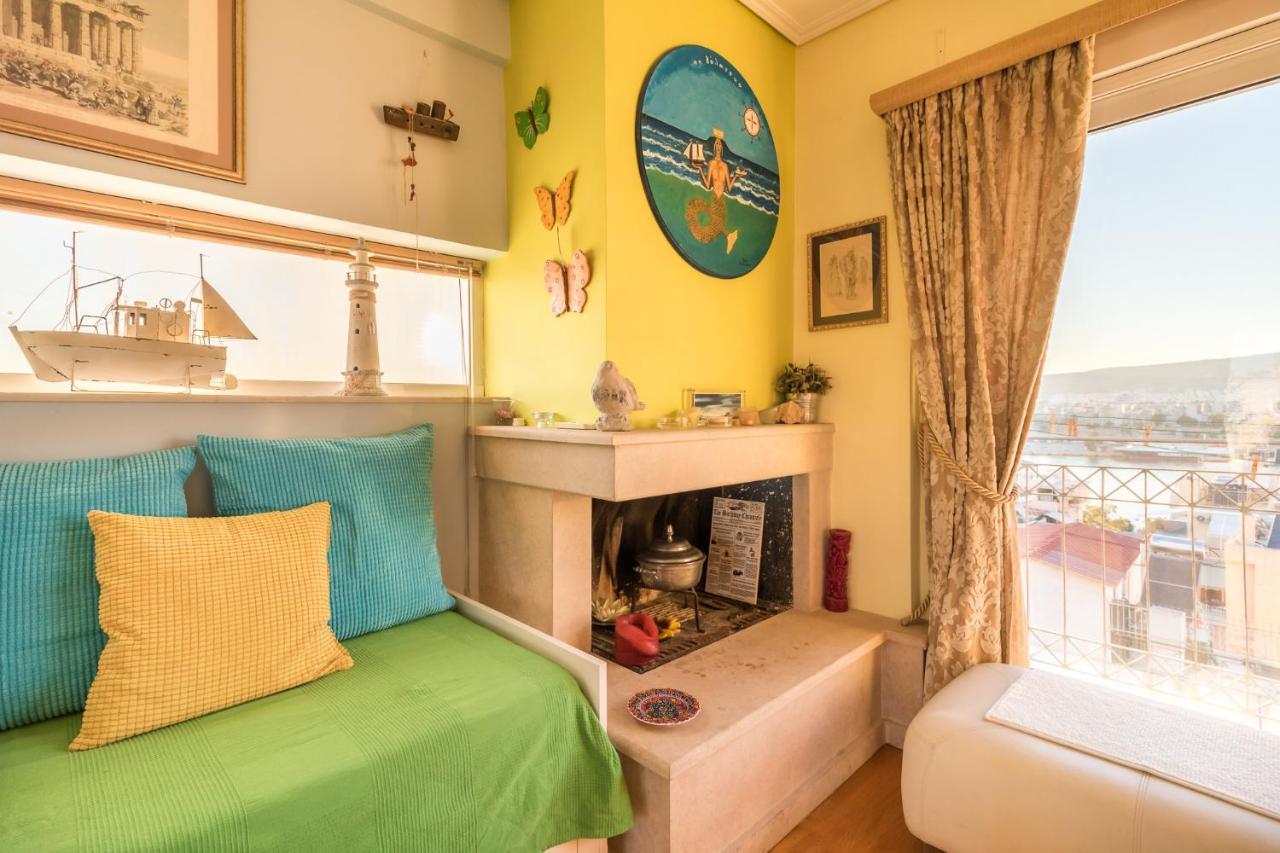 A Luxury Maisonette With Sea View ピレウス エクステリア 写真